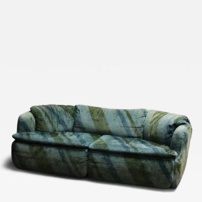 Alberto Rosselli Italian Modern Two Seat Confidential Sofa by Alberto Rosselli for Saporiti