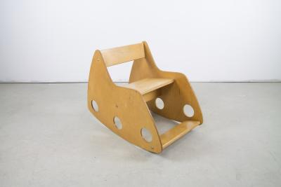 Albrecht Lange Hans Mitzlaff Plywood Childs Rocker by Albrecht Lange Hans Mitzlaff