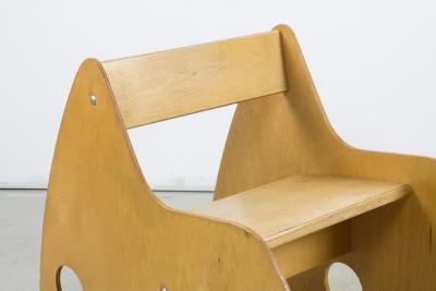 Albrecht Lange Hans Mitzlaff Plywood Childs Rocker by Albrecht Lange Hans Mitzlaff
