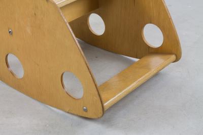 Albrecht Lange Hans Mitzlaff Plywood Childs Rocker by Albrecht Lange Hans Mitzlaff