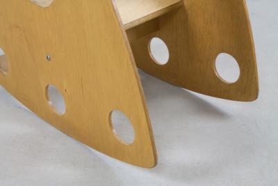 Albrecht Lange Hans Mitzlaff Plywood Childs Rocker by Albrecht Lange Hans Mitzlaff