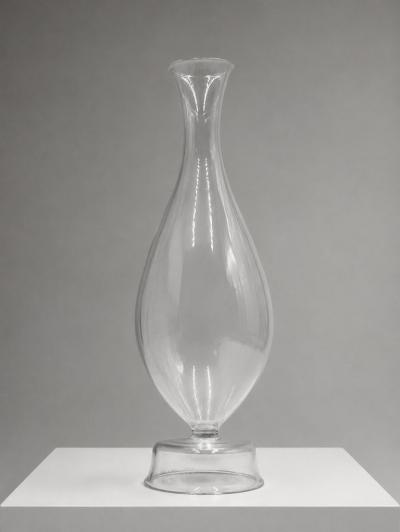 Aldo Cibic Aldo Cibic for Paola C PIMS Signed Italian Blown Glass Bottle Vase