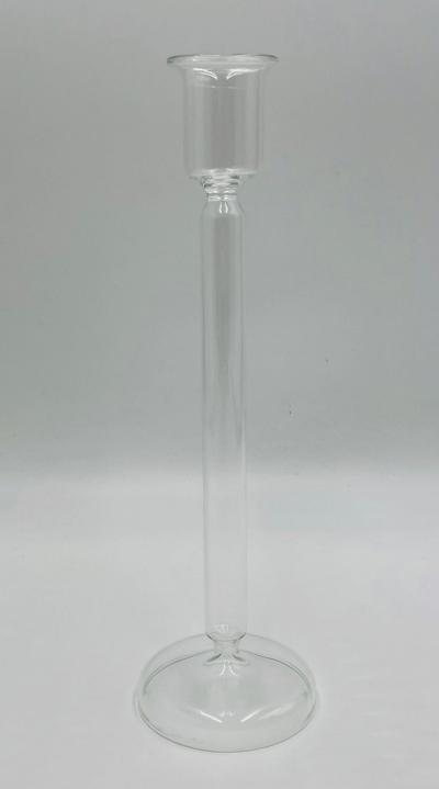 Aldo Cibic Set of 3 Italian Mouth Blown Glass Candle Holders by Aldo Cibic for Paola Coin