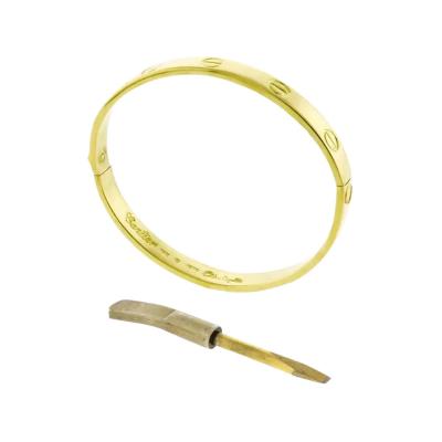 Aldo Cipullo Aldo Cipullo Cartier Gold Love Bangle Bracelet