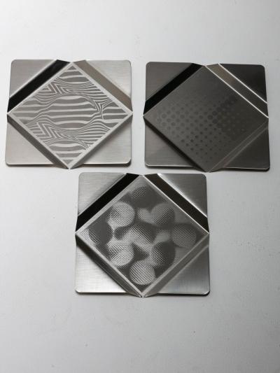 Aldo Donini Rare set of Three Steel Centerpieces by Donini and Cremonesi
