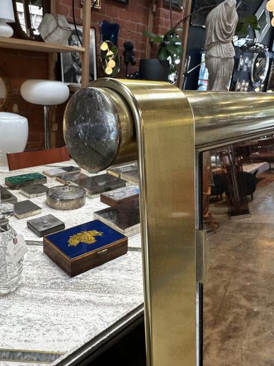 Aldo Frigerio Aldo Frigerio Mirror in Brass Italy 1970s