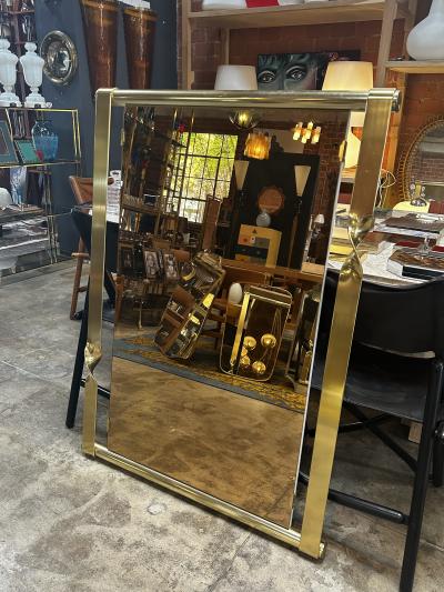 Aldo Frigerio Aldo Frigerio Mirror in Brass Italy 1970s