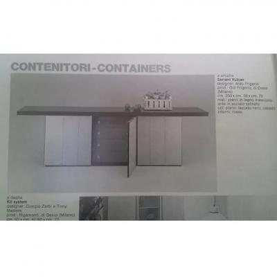 Aldo Frigerio Vulcan by Aldo Frigerio Milan Italy Modernist Cocktail Bar or Credenza