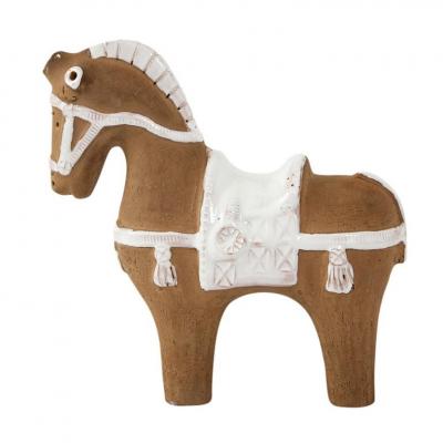 Aldo Londi Aldo Londi Bitossi Horse Ceramic Brown and White