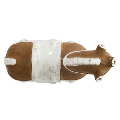 Aldo Londi Aldo Londi Bitossi Horse Ceramic Brown and White