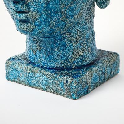 Aldo Londi Aldo Londi Bitossi Kwan Yin Buddha Ceramic Cinese Blue