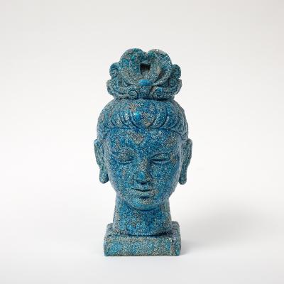 Aldo Londi Aldo Londi Bitossi Kwan Yin Buddha Ceramic Cinese Blue