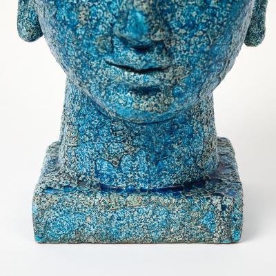 Aldo Londi Aldo Londi Bitossi Kwan Yin Buddha Ceramic Cinese Blue