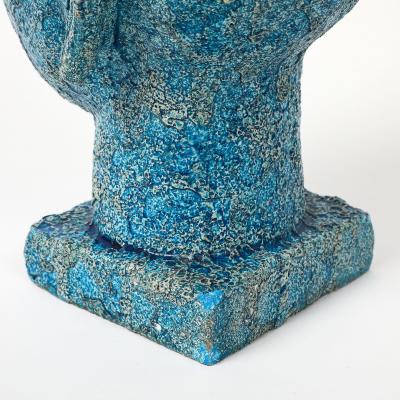 Aldo Londi Aldo Londi Bitossi Kwan Yin Buddha Ceramic Cinese Blue