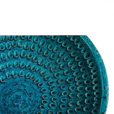 Aldo Londi Aldo Londi Bitossi Lacrima Bowl Ceramic Blue Signed