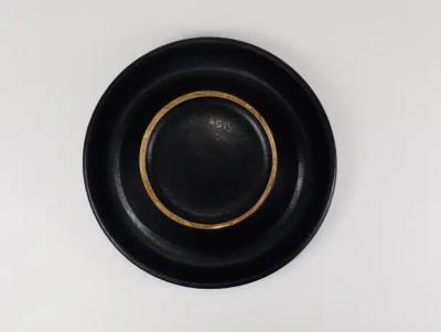 Aldo Londi Aldo Londi Bitossi Striped Mid Century Ceramic Centerpiece Bowl Italy 1960s