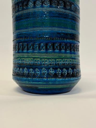 Aldo Londi Aldo Londi Bitossi Table Lamp Ceramic Rimini Blue Signed