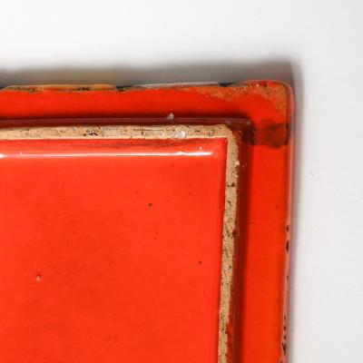 Aldo Londi Aldo Londi Bitossi for Rosenthal Netter Box Ceramic L neas Rotas Signed