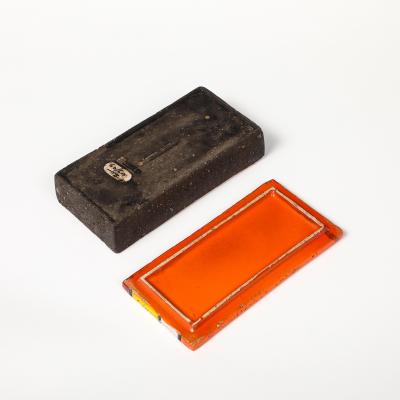 Aldo Londi Aldo Londi Bitossi for Rosenthal Netter Box Ceramic L neas Rotas Signed