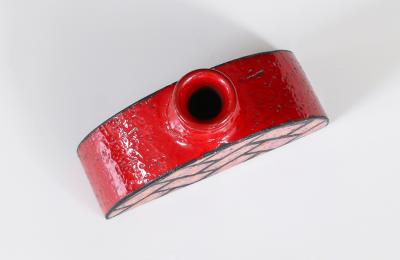 Aldo Londi Aldo Londi Lava Glazed Ceramic Pottery Vase for Bitossi Raymor