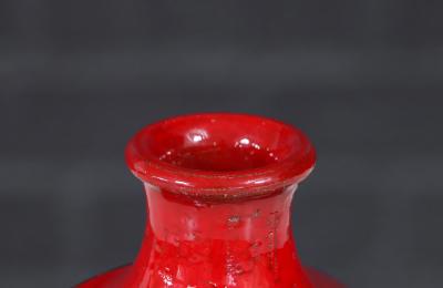 Aldo Londi Aldo Londi Lava Glazed Ceramic Pottery Vase for Bitossi Raymor