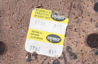 Aldo Londi Aldo Londi Lava Glazed Ceramic Pottery Vase for Bitossi Raymor