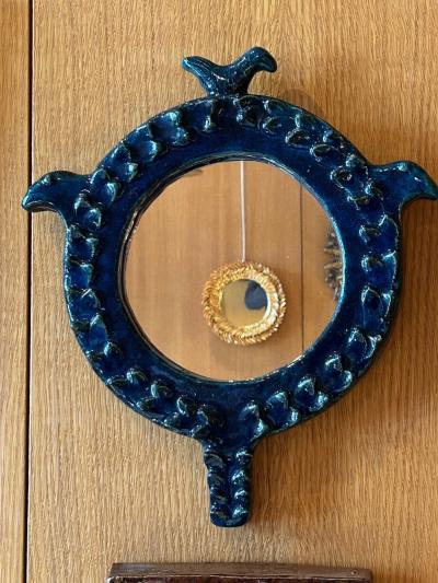 Aldo Londi Aldo Londi for Bitossi Ceramic Mirror France 1960s