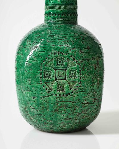 Aldo Londi Glazed Ceramic Vase by Aldo Londi for Bitossi Italy c 1955