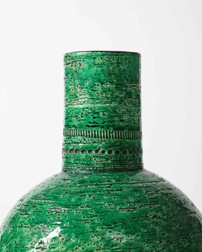 Aldo Londi Glazed Ceramic Vase by Aldo Londi for Bitossi Italy c 1955