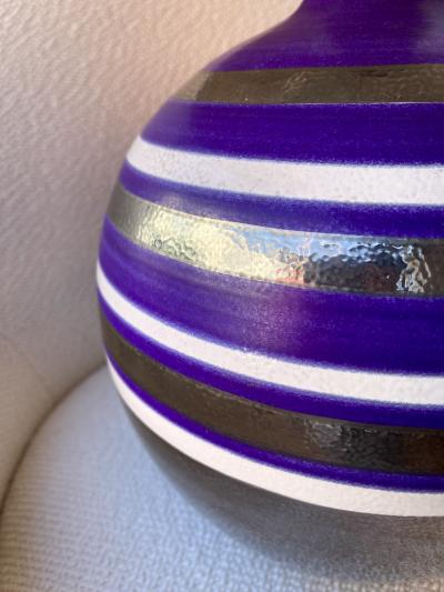 Aldo Londi Large Ceramic Lamp by Aldo Londi for Bitossi Italy 1970s