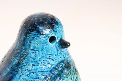 Aldo Londi Large Vintage Italian Rimini Blu Ceramic Penguin by Aldo Londi for Bitossi