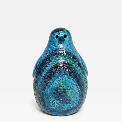 Aldo Londi Large Vintage Italian Rimini Blu Ceramic Penguin by Aldo Londi for Bitossi