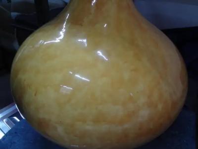 Aldo Londi Monumental Italian Midcentury Glazed Ceramic Lamp