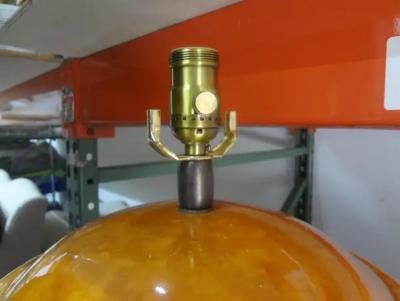Aldo Londi Monumental Italian Midcentury Glazed Ceramic Lamp