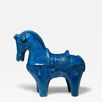 Aldo Londi Rimini Blu Ceramic Horse by Aldo Londi for Bitossi