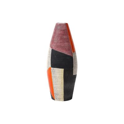 Aldo Londi Tall Aldo Londi Bitossi Raymor Vase Ceramic Abstract Geometric Signed
