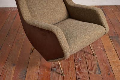 Aldo Morbelli Pair of Armchair by Aldo Morbelli for ISA