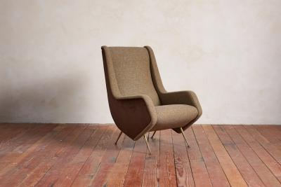 Aldo Morbelli Pair of Armchair by Aldo Morbelli for ISA