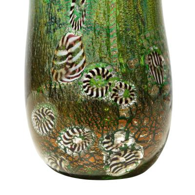 Aldo Nason Aldo Nason Hand Blown Glass Yokohama Vase 1960s