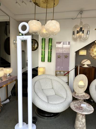 Aldo Nason Chandelier Murano Glass and Metal by Aldo Nason for Mazzega Italy 1970s