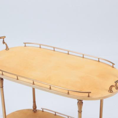 Aldo Tura A Mid Century Modern Bar Cart trolley by Aldo Tura Circa 1960 