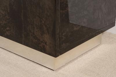 Aldo Tura ALDO TURA GREY DYED PARCHMENT SIDEBOARD