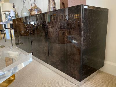 Aldo Tura ALDO TURA GREY DYED PARCHMENT SIDEBOARD