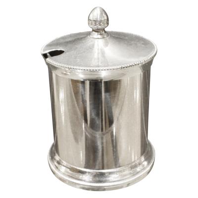 Aldo Tura Aldo Tura Cruet Set in Red Lacquered Goatskin and Stainless Steel 1970s signed 