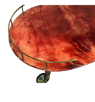 Aldo Tura Aldo Tura Goatskin Barcart