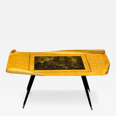 Aldo Tura Aldo Tura Italian Mid Century Modern Rectangular Coffee Table Brass 1950s