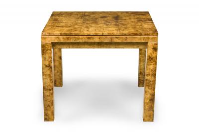 Aldo Tura Aldo Tura Italian Modern Goatskin Game Table Extension Dining Table