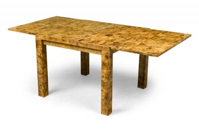 Aldo Tura Aldo Tura Italian Modern Goatskin Game Table Extension Dining Table