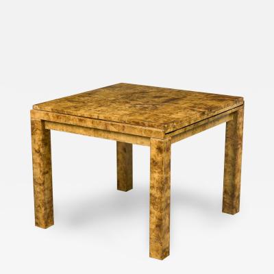 Aldo Tura Aldo Tura Italian Modern Goatskin Game Table Extension Dining Table