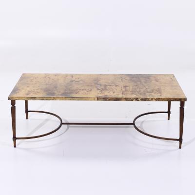 Aldo Tura Aldo Tura Mid Century Italian Lacquered Goatskin Coffee Table